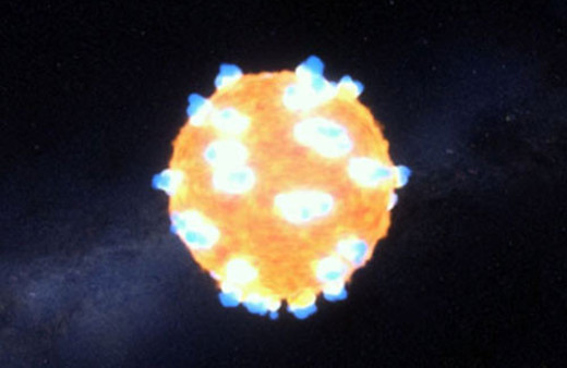 İlk defa bir yıldızın ölümü görüntülendi!