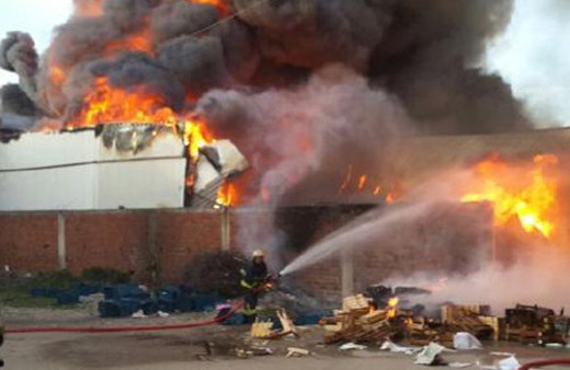 Bursa'da korkutan yangın!