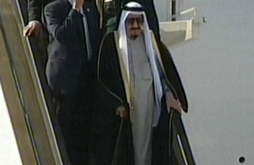 Kral Selman'ın uçağındaki ilginç detay