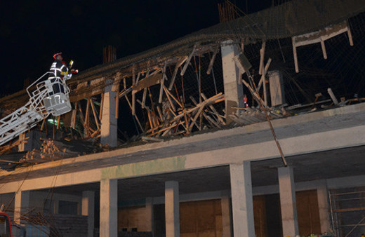 Aydın'da belediye inşaatında göçük