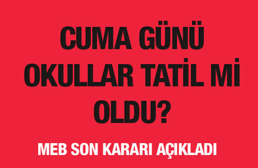 29 Nisan yarın okullar tatil mi MEB kararı 