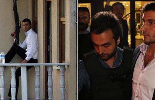 İstanbul’da pompalı banka soygunu kamerada