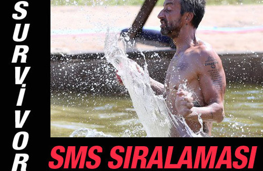 Survivor ünlüler sıralaması TV8 yan ekran SMS sonuçları