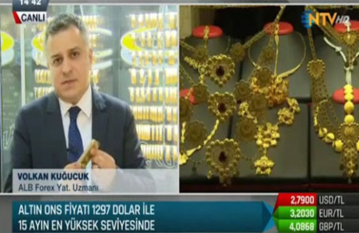 Altın 15 ayın en yüksek seviyesinde