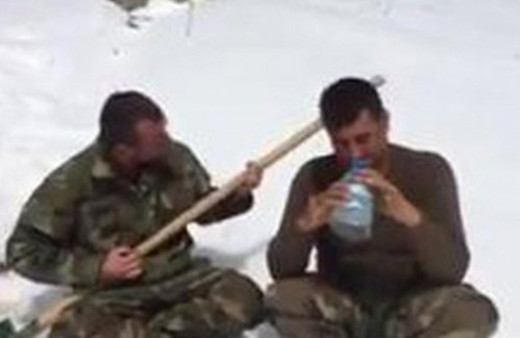 Şehidin son görüntüleri duygulandırdı!