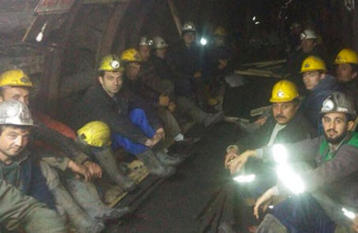 Kilimli maden grevi son durum bağlantı kesildi 28 madenci...