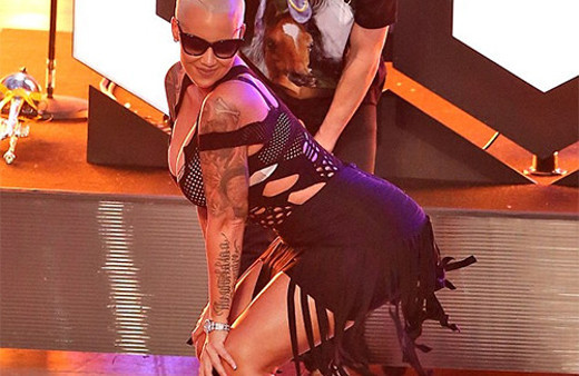 Amber Rose'dan twerk dansı!