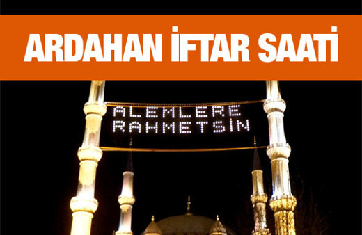Ardahan iftar vakti akşam ve sabah ezanı saatleri
