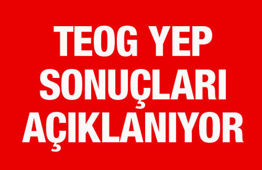 TEOG YEP sonuçları 2016 MEB açıklama