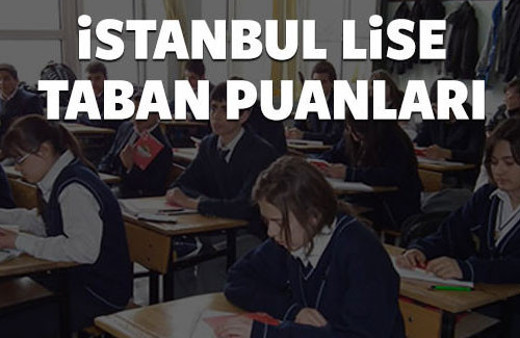 İstanbul lise taban puanları ve yüzdelik dilimler 2016 ilçe ilçe tam liste