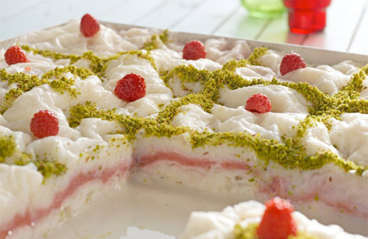 Güllaç tatlısı 1 dilimi kaç kalori Oktay Usta Güllaç tarifi