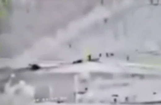 Giresun'da PKK'lı teröristlerin vurulma anı