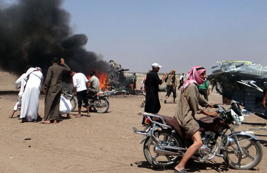 Suriye'de Rus helikopteri düşürüldü