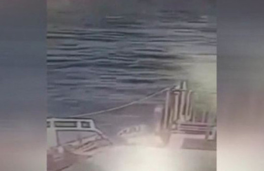 3 askerin şehit olduğu geminin bota çarpma anı ve yaşananlar kamerada