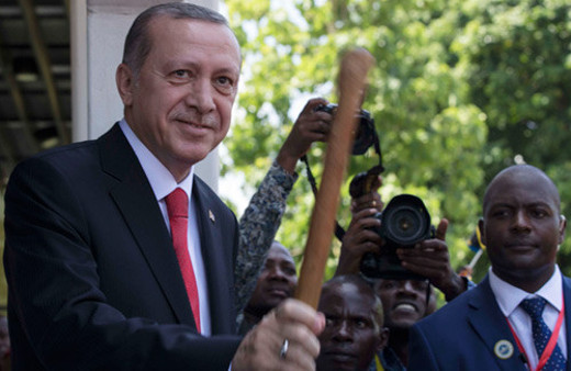 Erdoğan Tanzanya'da böyle karşılandı
