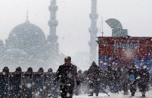 İstanbul hava durumu Meteoroloji kar kalınlığı verdi