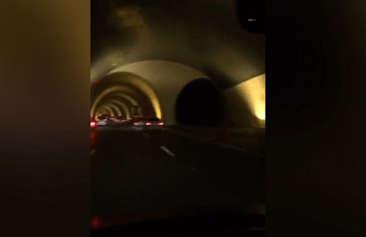 Trabzon Akyazı Tüneli açıldı vatandaşın kamerasına böyle yansıdı!