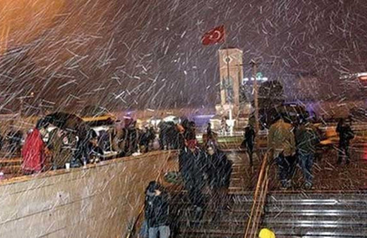 İstanbul'da kar yağışı başladı