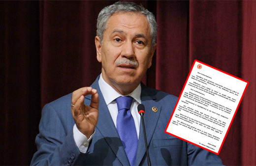 İşte Arınç'ın çok konuşulan o mektubu
