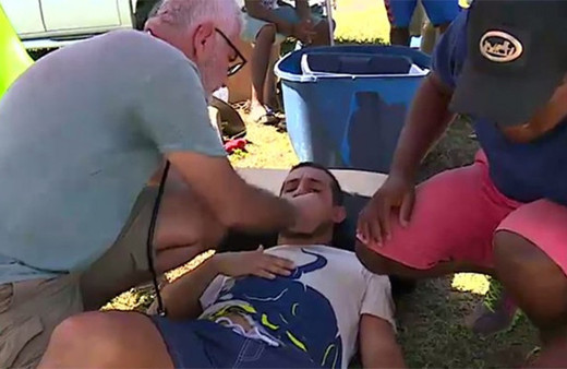 Serhat Akın oyun sonrası yorgun düştü: Doktor müdahale etti!