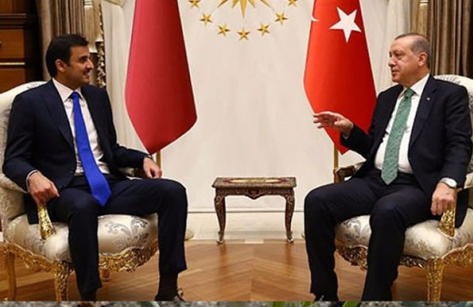 Cumhurbaşkanı Erdoğan, Katar Emiri ile görüştü