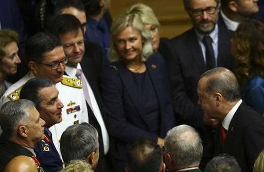 Erdoğan komutanlara resepsiyonda 'hazır olun' dedi