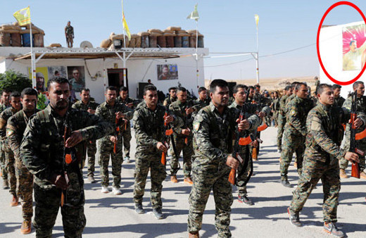 Teröristlerin töreninde rezalet fotoğraflar! 