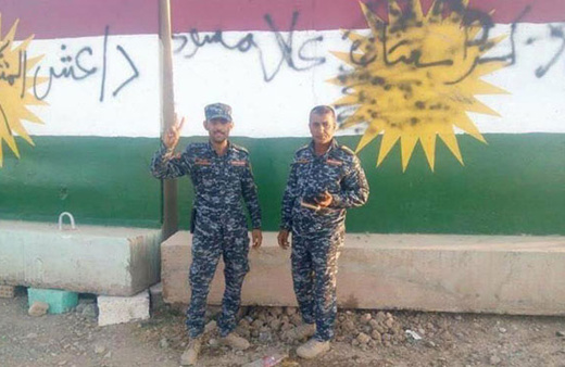 Irak ordusu peşmergeyi sürdüğü noktalarda! Bayraklar indiriliyor