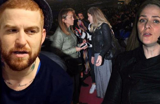 Eşinin konserinde neye uğradığını şaşırdı!