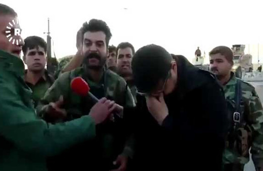 Peşmerge çatışmadan kaçınca Rudaw muhabiri ağladı!