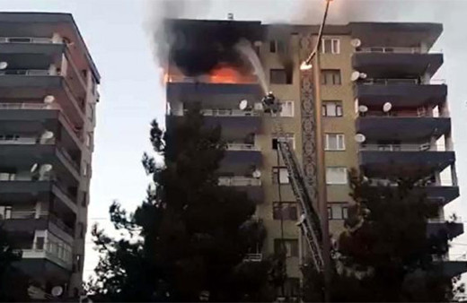 Diyarbakır'da korkutan yangın!