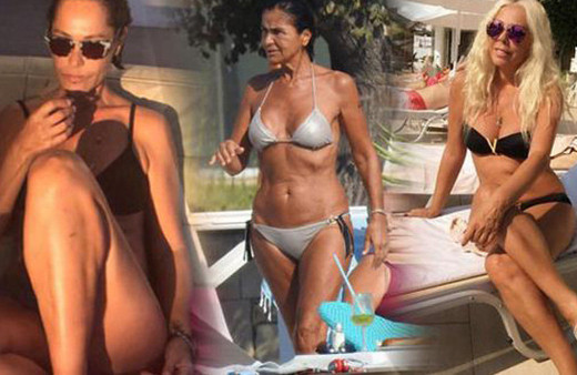 40 yaşını geride bırakan ünlü isimlerin bikinili pozları