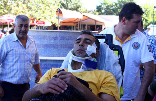 Muğla'da arazöz devrildi: 5 yaralı