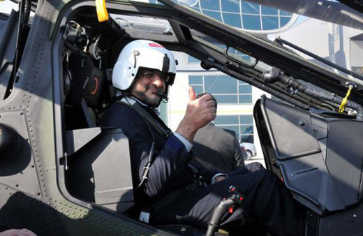  Atak helikopteriyle İstanbul turu attı