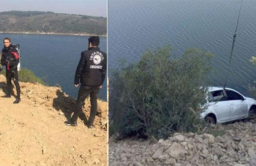 Çeteye ait arabalar Alibeyköy Barajı'ndan tek tek çıkarılıyor!