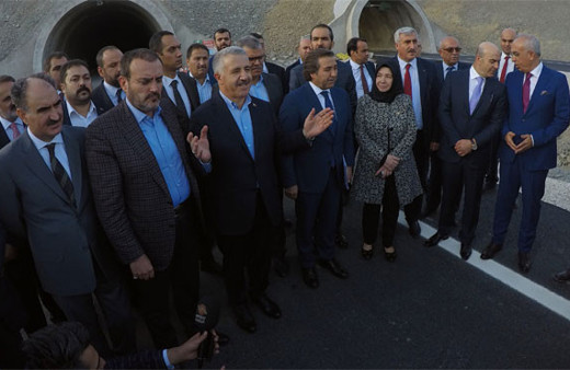 Bakan Arslan'dan iki tünel müjdesi daha