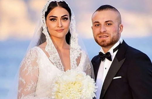 Diriliş'in Halime'si ile Beşiktaş'ın Gökhan'ı evlendi