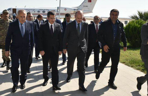 İki bakan sıcak bölgede dikkat çeken toplantı