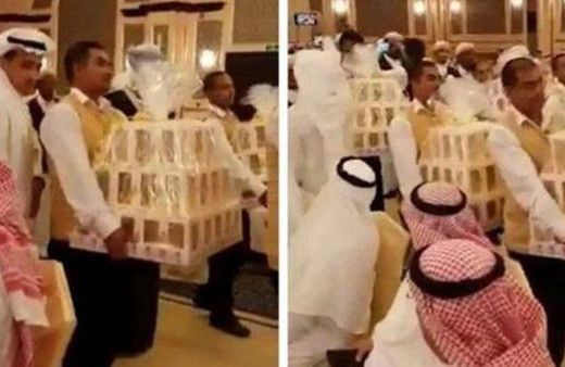 Düğüne gelen herkese iPhone 8 hediye edildi!