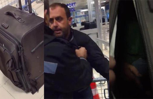 Sarp Sınır Kapısı'nda valizden çocuk çıktı!