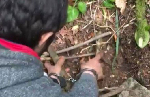 Eren Bülbül'ün katili terörist arazide nasıl yaşadıklarını gösterdi!