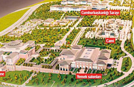 Beştepe kütüphanesinden ilk fotoğraflar ortaya çıktı