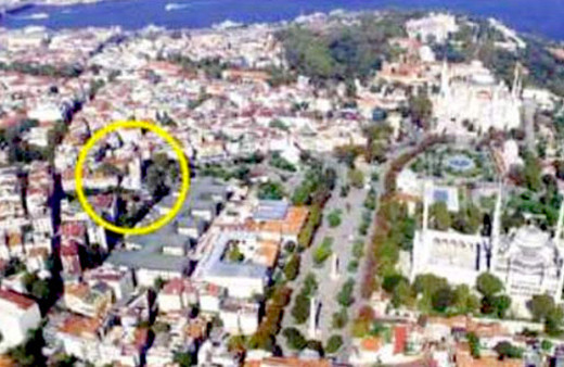 İstanbul'un göbeğinde gizemli saray