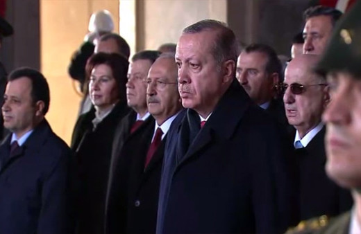  Devlet erkanı Anıtkabir'de