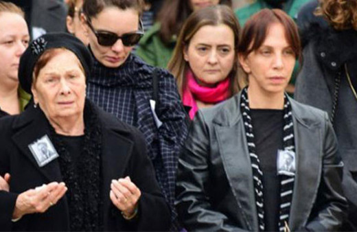 Sertap Erener'in acı günü gözyaşlarıyla uğurladı!