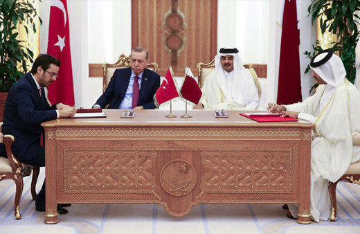 Katar'da imzalar atıldı! Diriliş Ertuğrul oyuncuları da katıldı