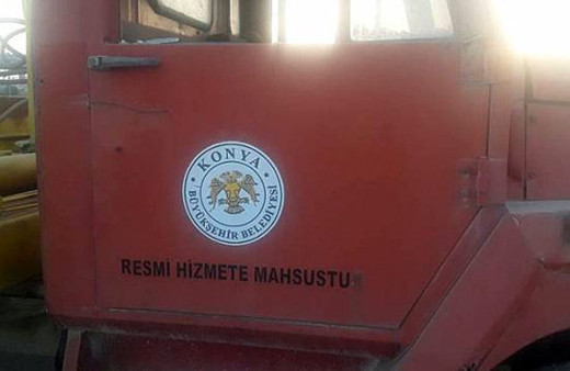 Belediyenin fotomontaj dediği kamyonun görüntüsü ortaya çıktı