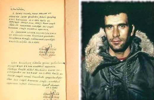 Deniz Gezmiş'in idam kararı online satışa düştü