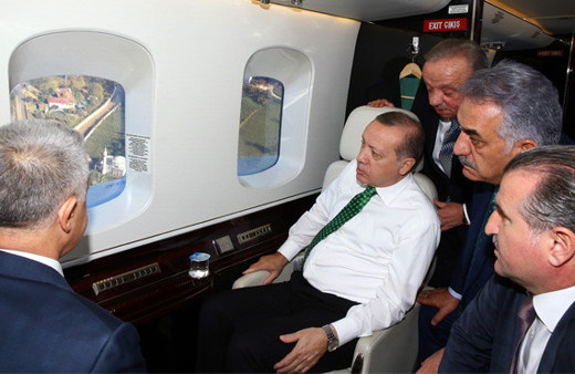 "Rezil ettik" demişti Erdoğan Ayder'i havadan inceledi