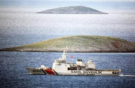 Kardak kayalıklarında hareketli dakikalar!